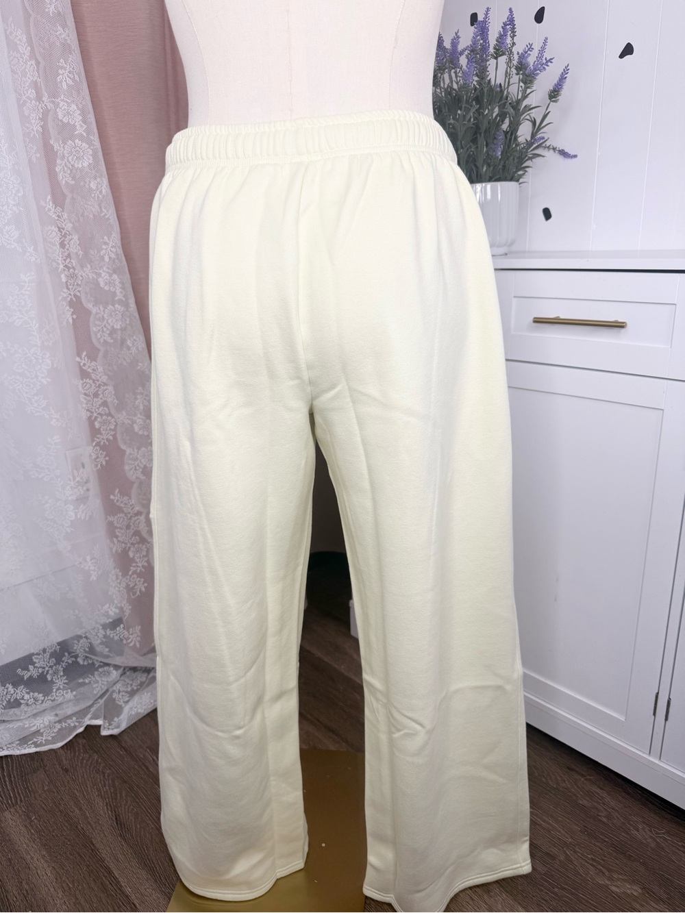 Offline women’s cloud fleece Drawstring Sweatpants Green Beam Bin#25 - Picture 5 of 5